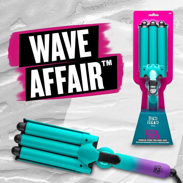 Bed Head Wave Affair Jumbo 3 Barrel Hair Waver | Quick Styling and Serious Hold - Image 5